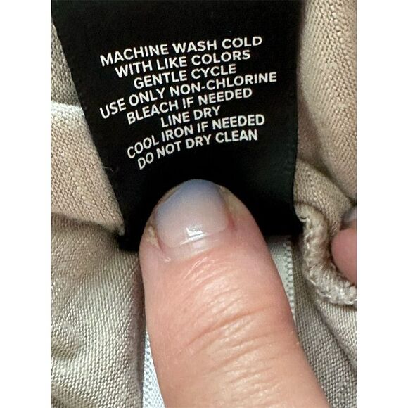 Torrid Plus Size 1 Beige Lace Trim Blouse Short Sleeve Casual Top - Picture 7 of 8